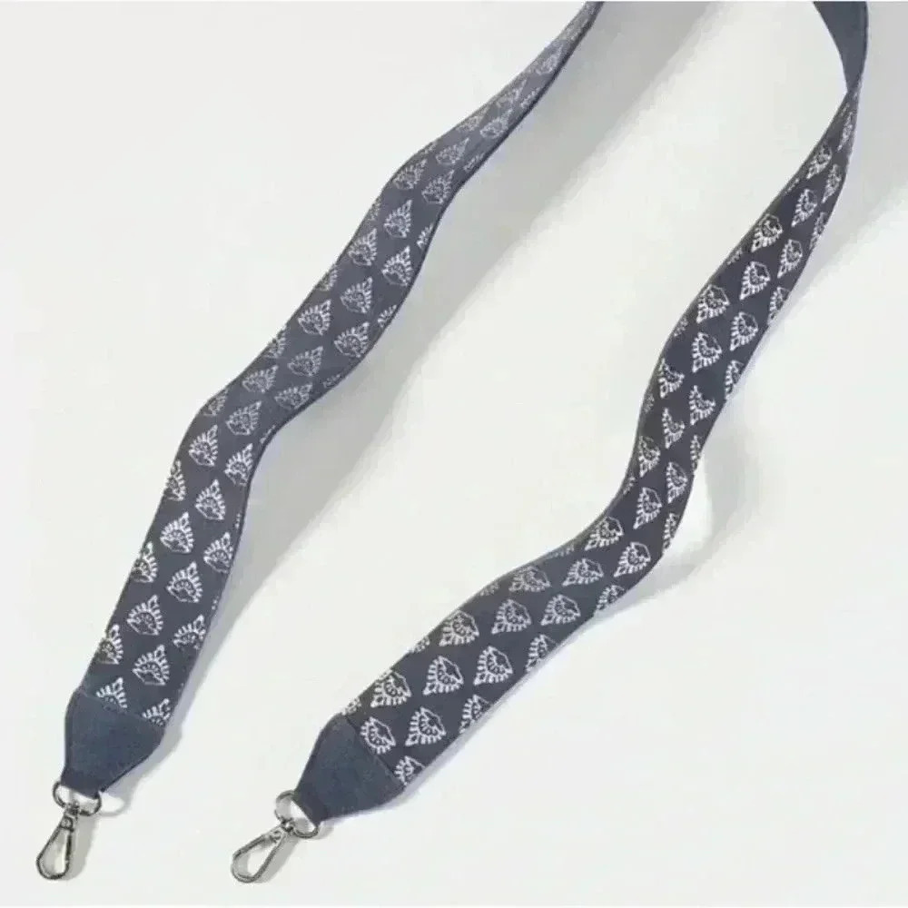 Anthropologie Llani Foiled Suede Bag Strap